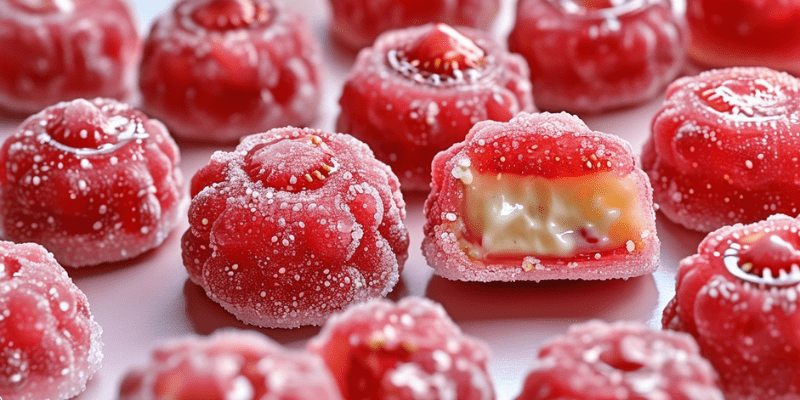 Strawberry bon bons